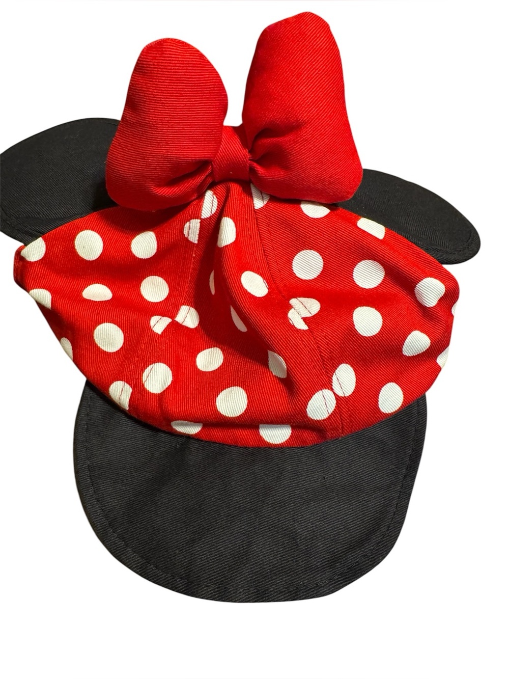 Disney Parks Minnie Mouse Ears Hat Red Polka Dot toddler size